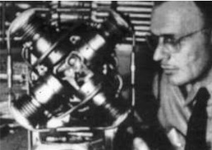 H. Roberts and his rotary engine