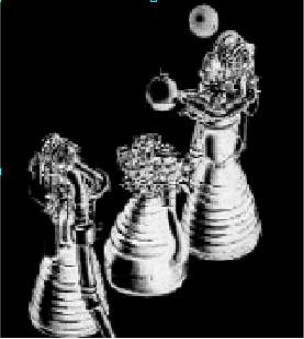 Rocketdyne LR-105-7, between LR-89 (PeT)