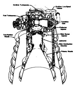 PW XLRS-129 with expanding nozzle