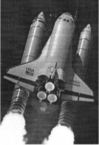 Three Rocketdyne RS-24 on the Shuttle
