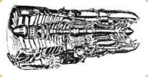 Rolls-Royce Conway, cutaway
