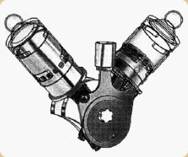 The small central cylinder is fixed