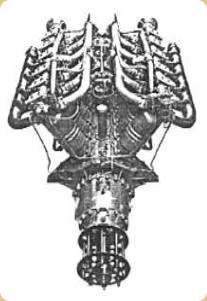 Rolls-Royce Eagle with twin center carburetors