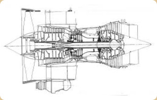 Rolls-Royce RB211-535, dibujo