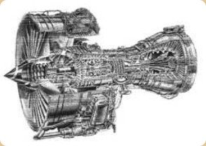Rolls-Royce Trent 500, cutaway