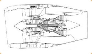 Rolls-Royce Trent 700, dibujo