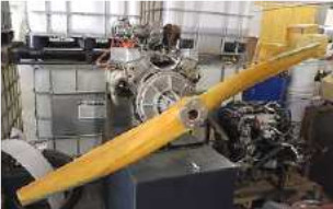 Rover engine with propeller and direct transmission, fig. 1