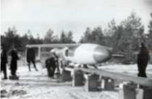 An RB-311 on a launch ramp