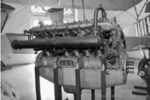 Austro-Daimler V12 giving 300 CV