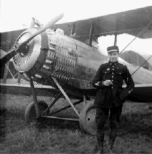 Salmson powered airplane, clearly