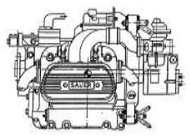 Sauer SS 2100. dibujo lateral