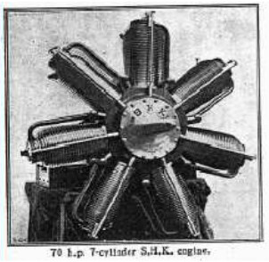 SHK seven-cylinder engine