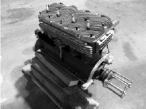 Engine seen almost from above