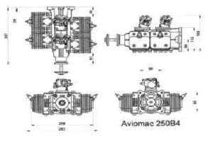 Esquema del Aviomac 160 B4