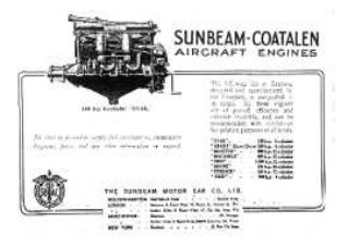 Anuncio de Sunbeam-Coatalen