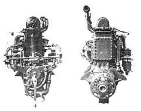 Sunbeam Dyak, vista posterior y frontal