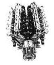 Sunbeam Maori, vista superior frontal