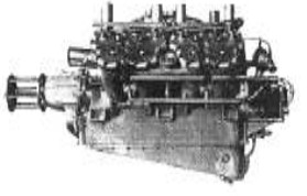 Thomas 890 engine, left side view