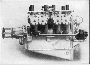 Thomas Morse engine, left side view