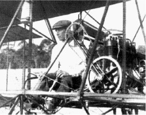 The Tilly engine on a biplane