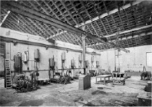 Tosi engine test hall