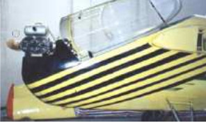 Trabant 601-based engine on the Mucha-100