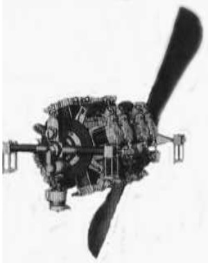 Appearance of the Trebert 16-Cylinder Engine