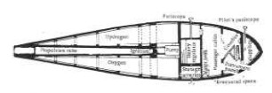 Esquema de un motor cohete de Tsiolkovski, 1927