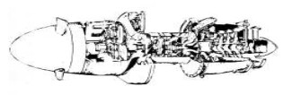 Turbomeca Astazou II, cutaway