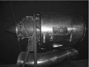 Turbomeca Bastan with a foreign exhaust pipe