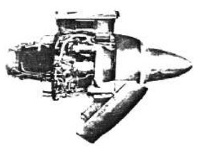 Turbomeca Bastan with open cowling