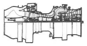 Turbomeca RTM.322 turboshaft, drawing