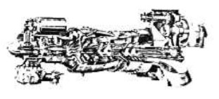 Turbomeca Turmo IIIC, cutaway