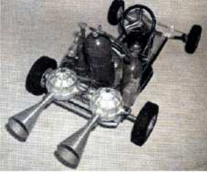 Two Turbonique Engines on a Go-Kart