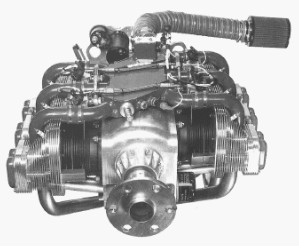 UL 520 horizontally-opposed six-cylinder engine