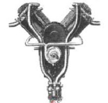 Van Blerck V-8, vista frontal