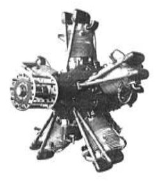 Another view of the Walter Regulus II engine