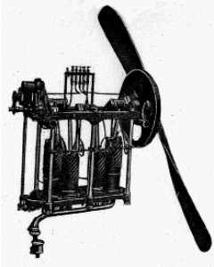 Weisz Engine with its Propeller