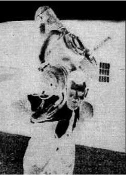 Alfred with his engine on his back