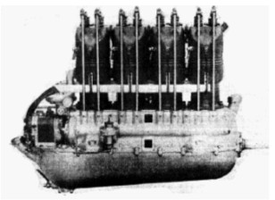 The prized Benz engine, 100 CV