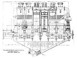 Benz 230 CV cross section