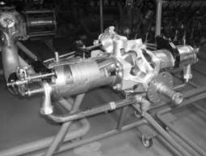 Bertin water-cooled, two-cylinder engine