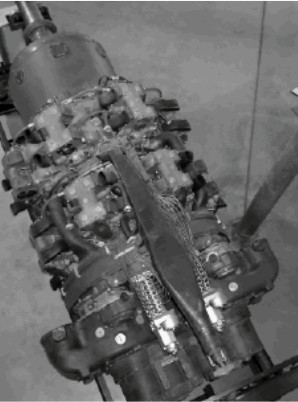 BMW 803 top view in a museum