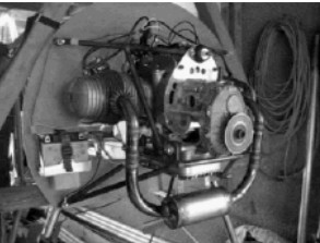 Aero engine based on BMW, with reduction gear