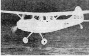 The observation Cessna L-19 with turboprop