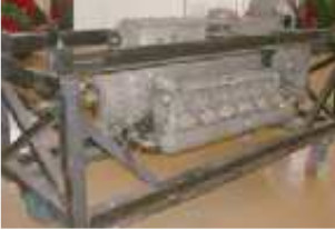 Bolinder Munktell DB-605B engine on a frame