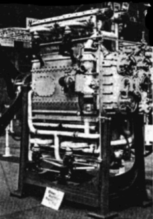 Breguet composed by 4 Bugatti 8-cylinder engines