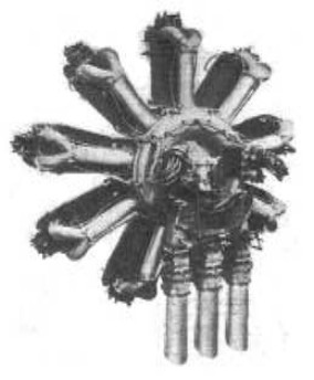 Bristol - The Jupiter with its three carburetors