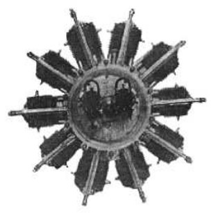 British-Anzani 10-cylinder engine