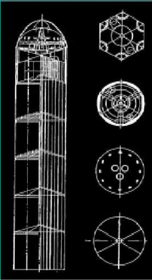Lunar Space Ship cross sections